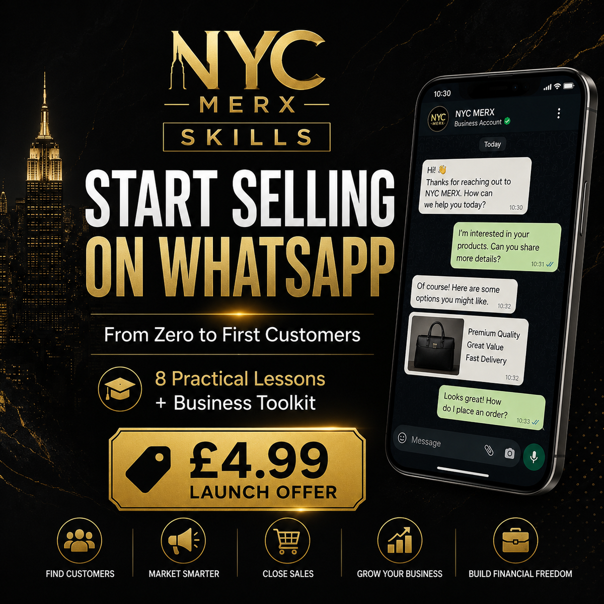 Start Selling on WhatsApp — Business Course + Toolkit