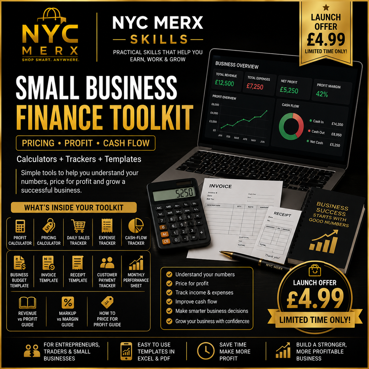 Small Business Finance Toolkit — Pricing, Profit & Cash Flow