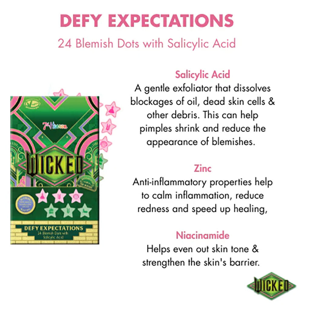 Montagne Jeunesse 7Th Heaven Wicked Defy Expectations 24 Blemish Dots Masks