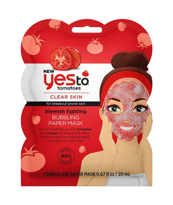 Yes To Tomatoes Blemish Fighting Bubble Paper Mask 20ml