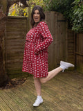 Tartan Breastfeeding Skater Dress
